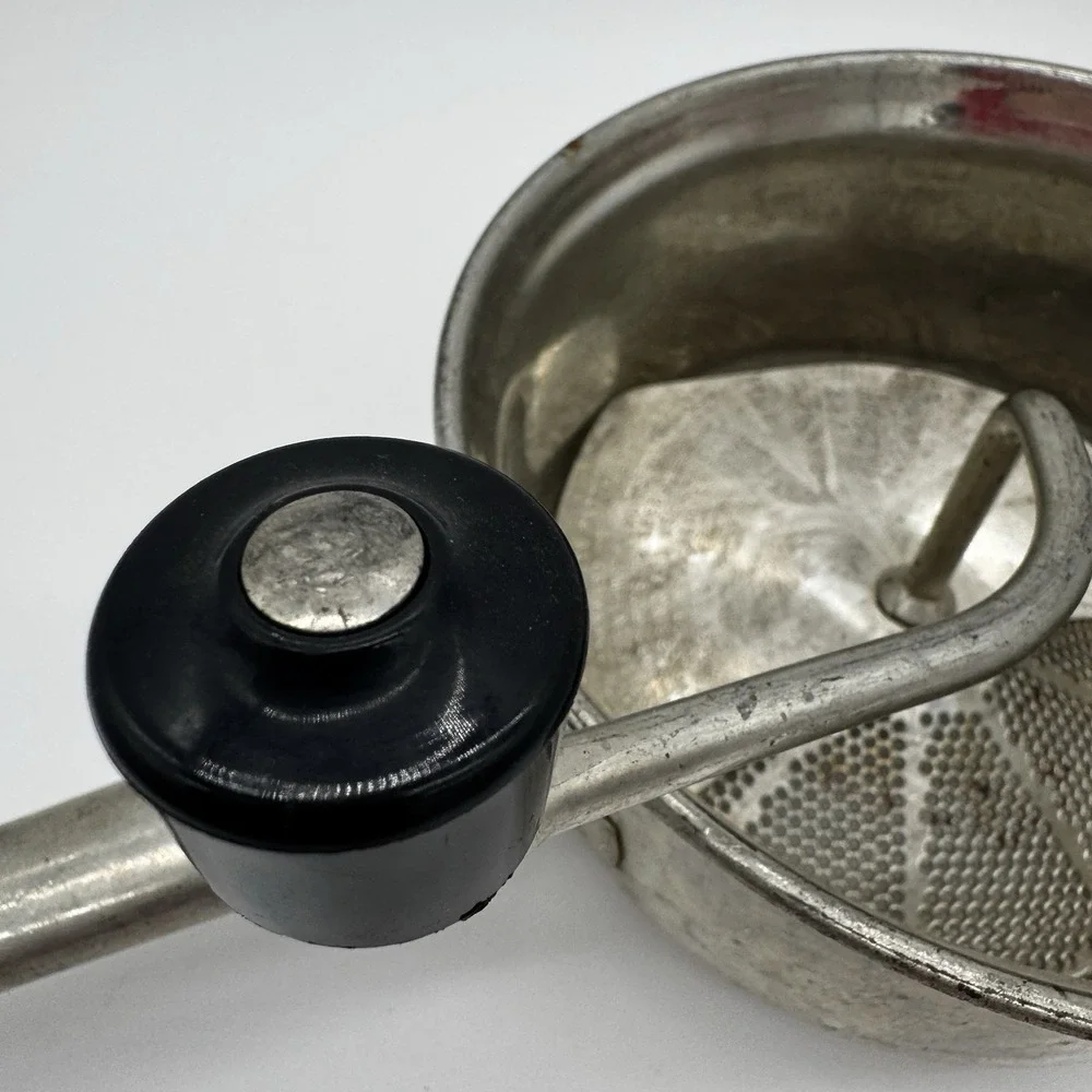 Foley Food Mill Stainless Steel No.‎ 101 USA Made – Hand Crank Strainer 7 in
